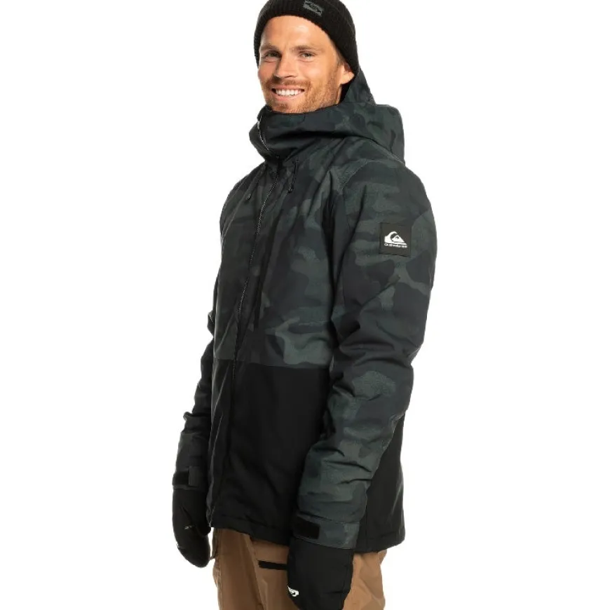 Abrigos Quiksilver Mission Prt Bl Snjt Kvj3