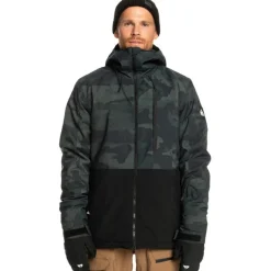 Abrigos Quiksilver Mission Prt Bl Snjt Kvj3