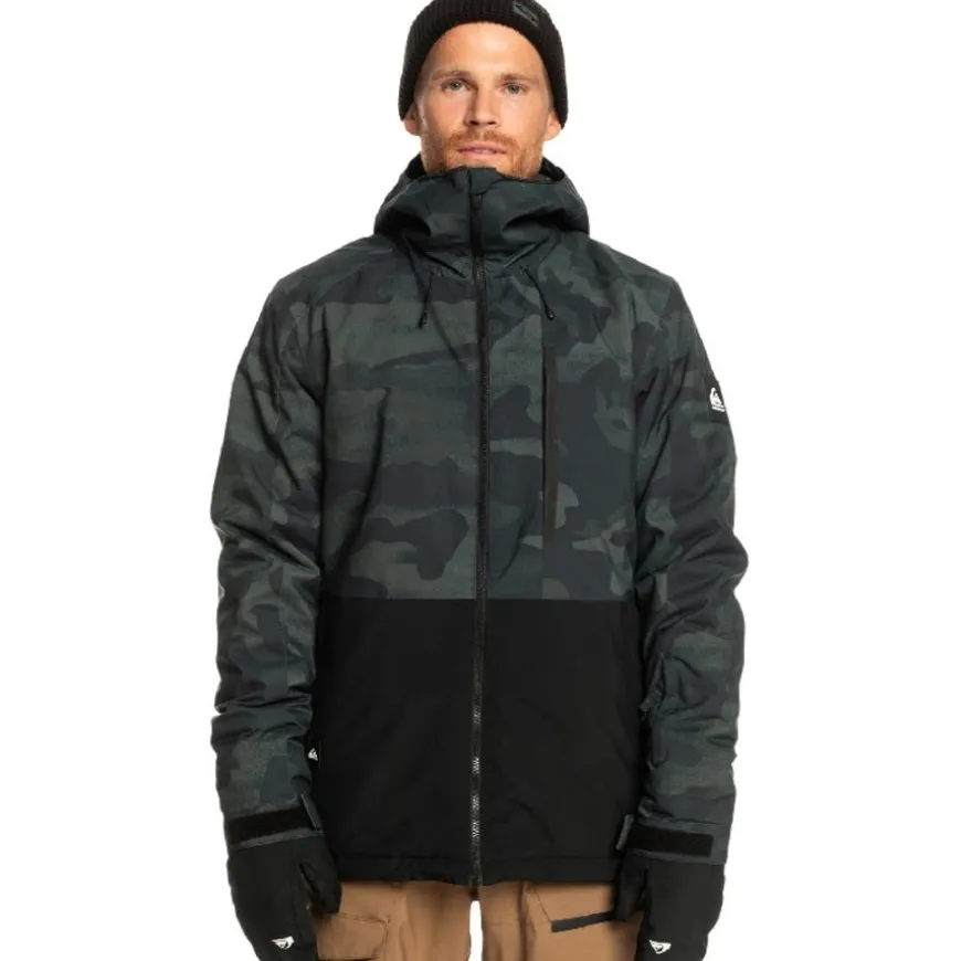 Abrigos Quiksilver Mission Prt Bl Snjt Kvj3