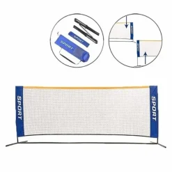 Accesorios tenis y pádel Softee Set Minitenis-Minibadminton Metàlic