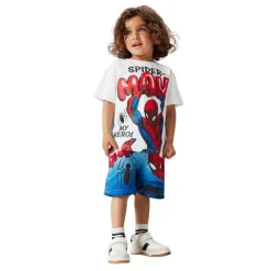 Bañadores Name-it Nmmmalte Spider Long Swimshorts Mar