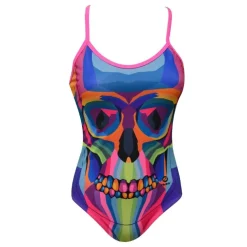 Bañadores Ras Swimsuit Rainbow Skull