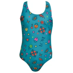 Bañadores Ras Love Casual Back Girl Swimsuit