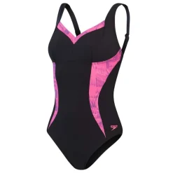 Bañadores Speedo Womens Shaping Printed Lunaelustre 1 Piece