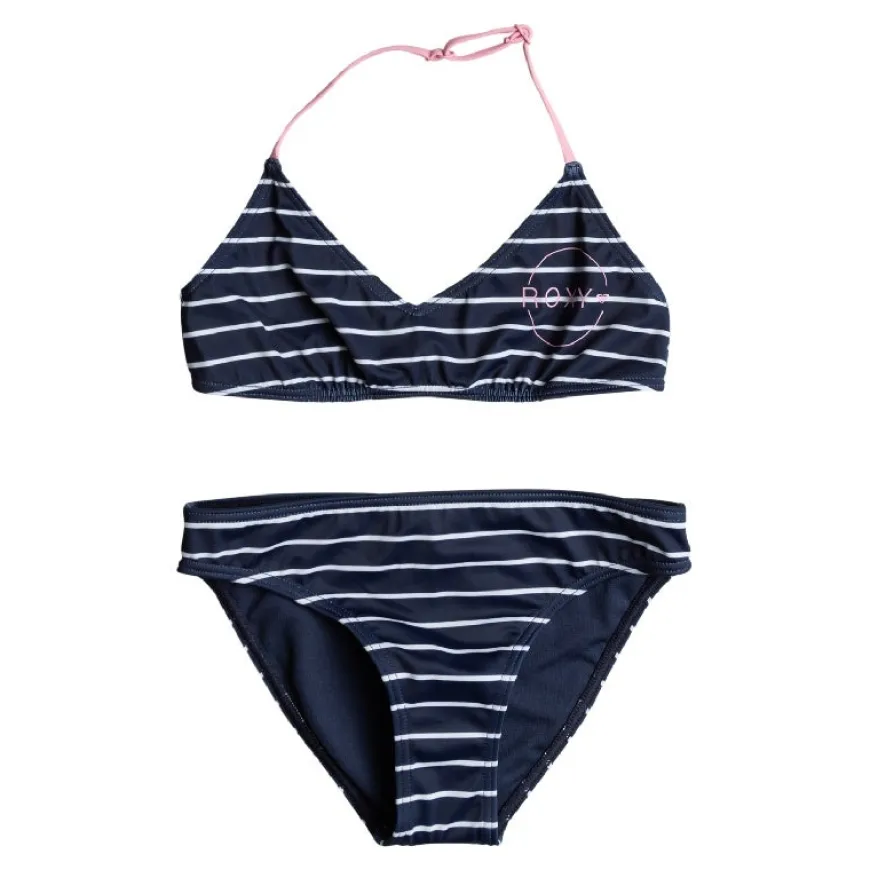 Bikinis Roxy Bico Basic Stripe Tri Bra Set