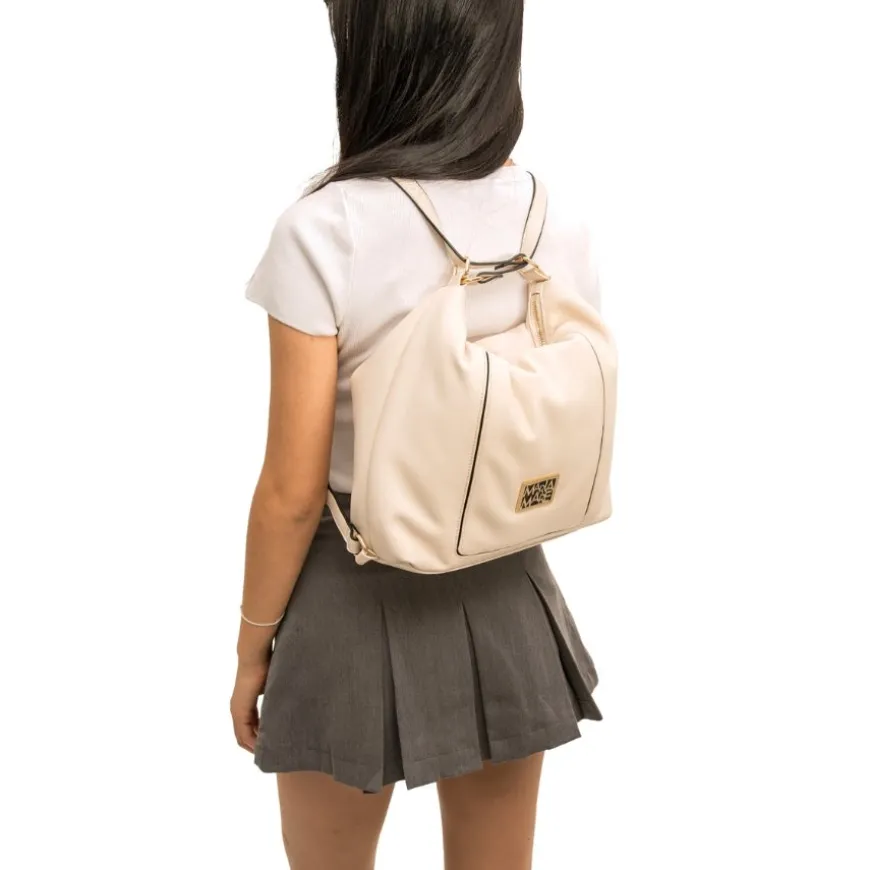Bolso Maria mare TOUCH CREMA JOIN 14 NEGRO