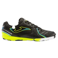 Botas fútbol Joma Dribling 2301 Negro Amarillo Flúor Indoor