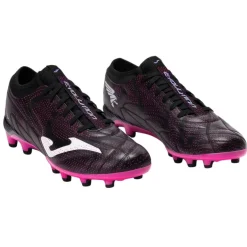 Botas fútbol Joma Evolution 2501 Negro Fucsia Artificial Grass