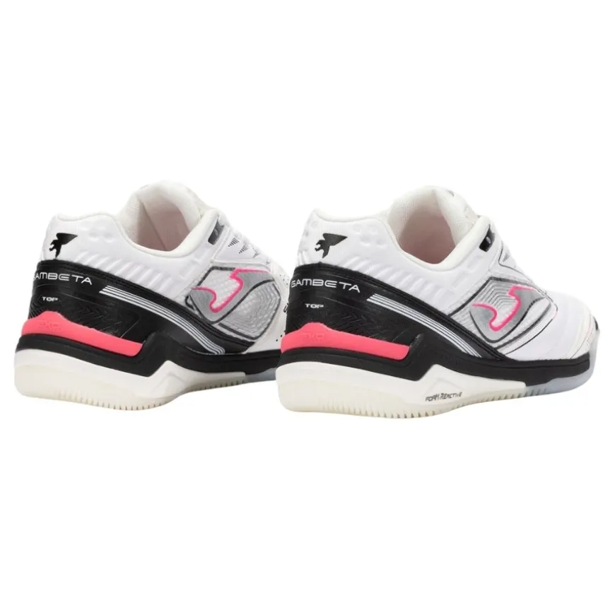 Botas fútbol Joma Gambeta 2502 Blanco Negro Indoor
