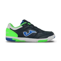 Botas fútbol Joma Top Flex Jr 2533 Marino Verde Flúor Indoor