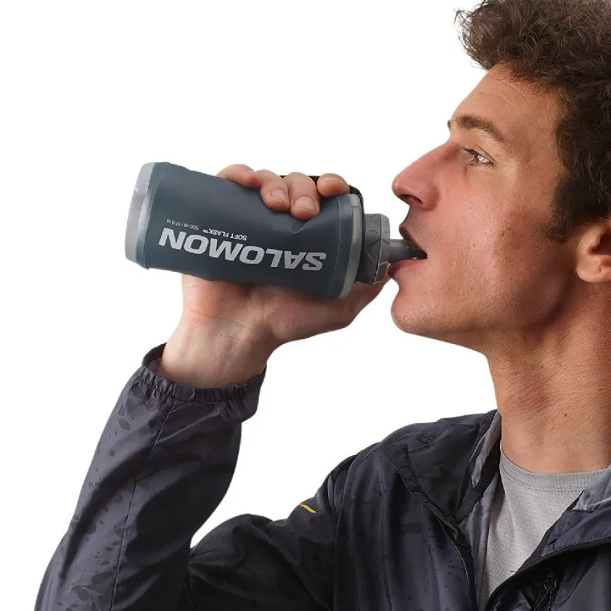 Botellas y cantimploras Salomon Active Handheld Black Slate Grey