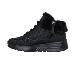 Botines Skechers UNO LITE - COZY LEOPARD