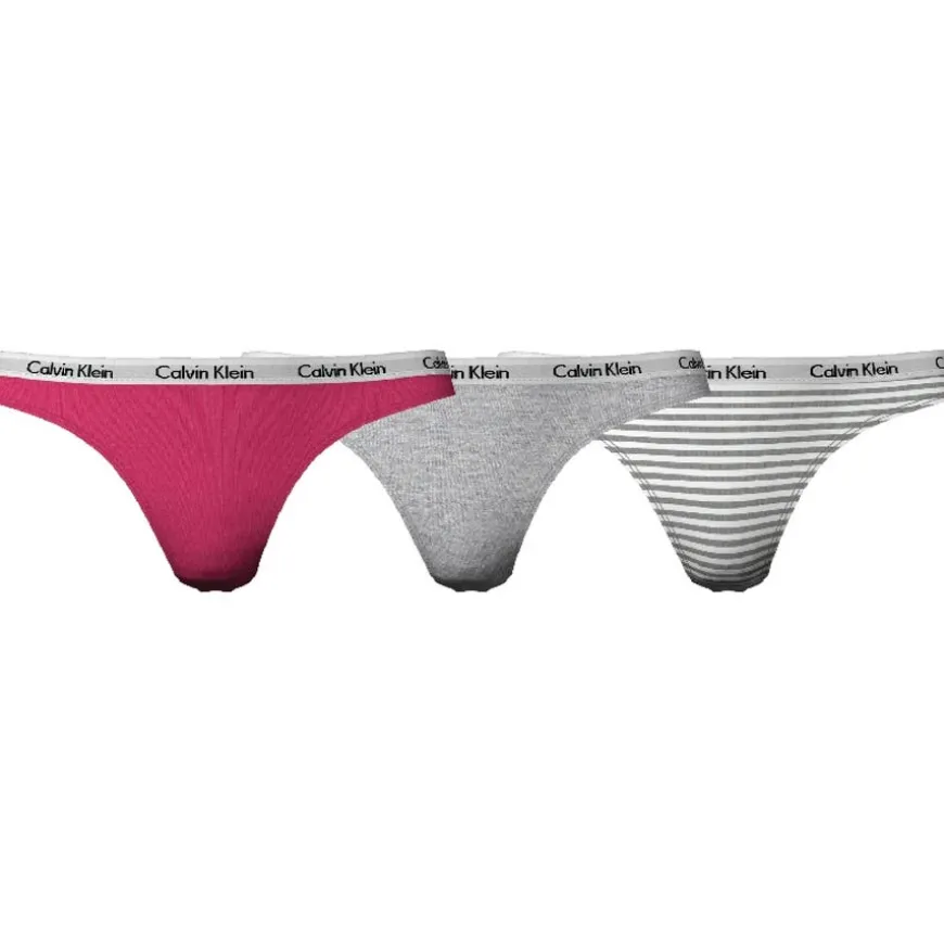 Braguitas Calvin klein Thong 3Pk