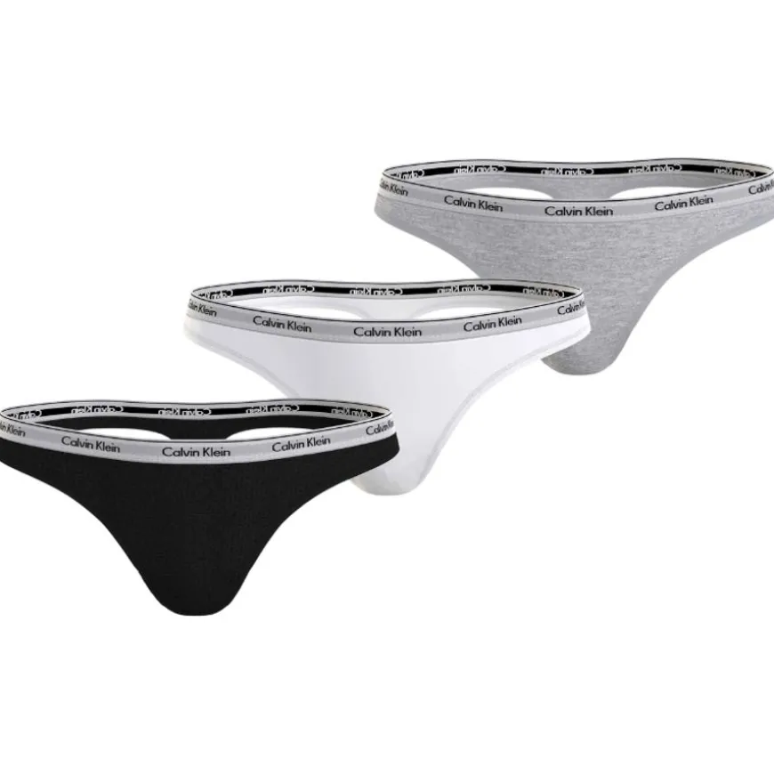 Braguitas Calvin klein Thong 3Pk