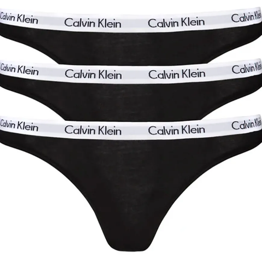 Braguitas Calvin klein Thong 3Pk