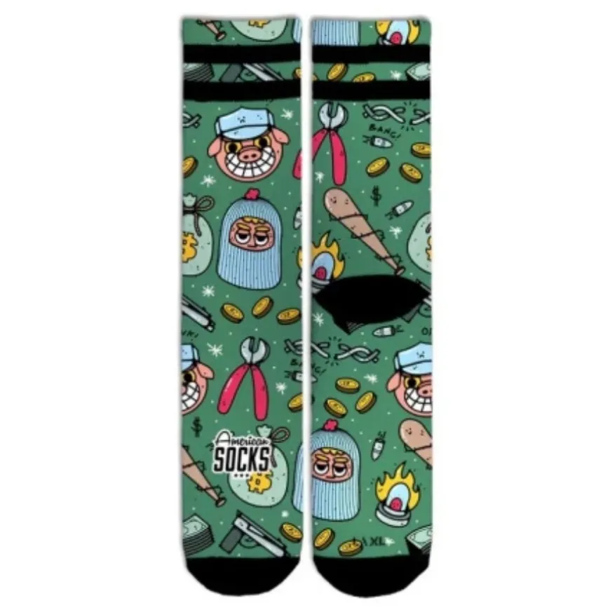 Calcetines American socks Heist Havoc - Mid High