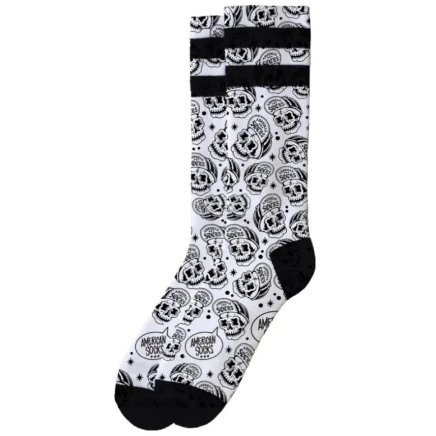 Calcetines American socks Skater Skull 22 - Mid High