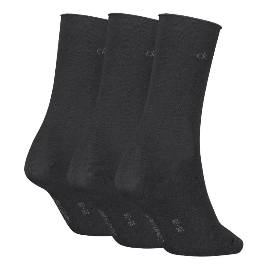 Calcetines Calvin klein Ck Women Sock 3P Rolltop