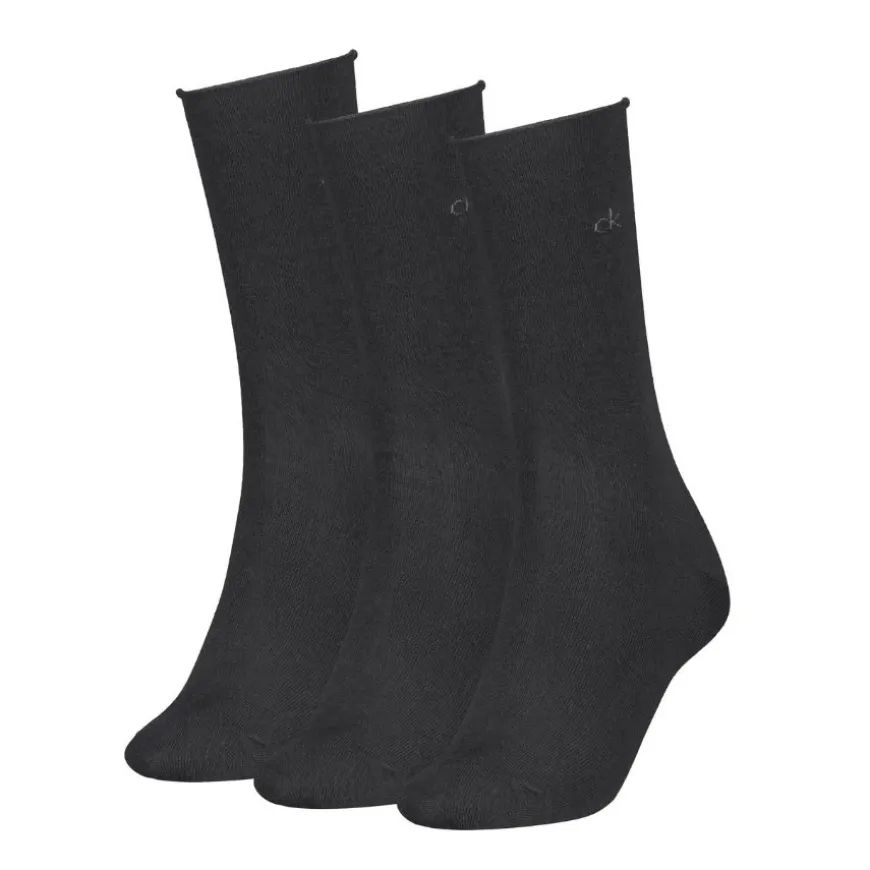 Calcetines Calvin klein Ck Women Sock 3P Rolltop