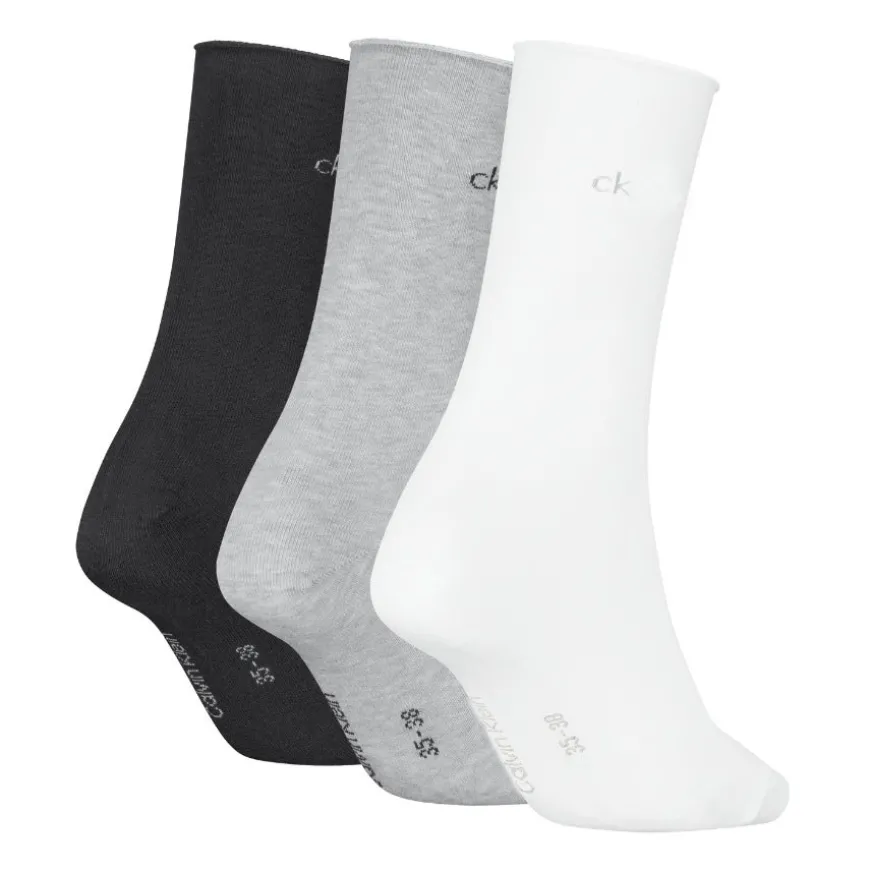 Calcetines Calvin klein Ck Women Sock 3P Rolltop