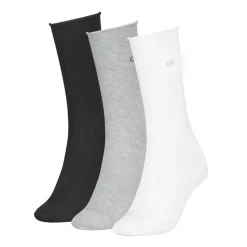 Calcetines Calvin klein Ck Women Sock 3P Rolltop