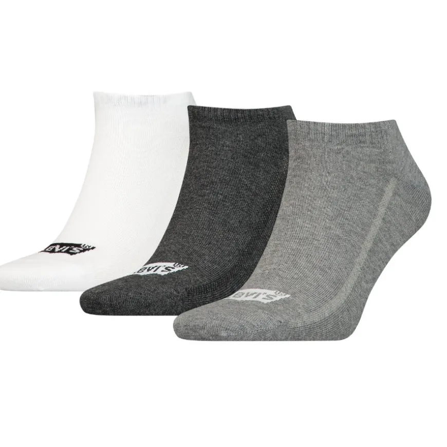 Calcetines Levis Levis Low Cut Batwing Logo Recycled Cotton 3P
