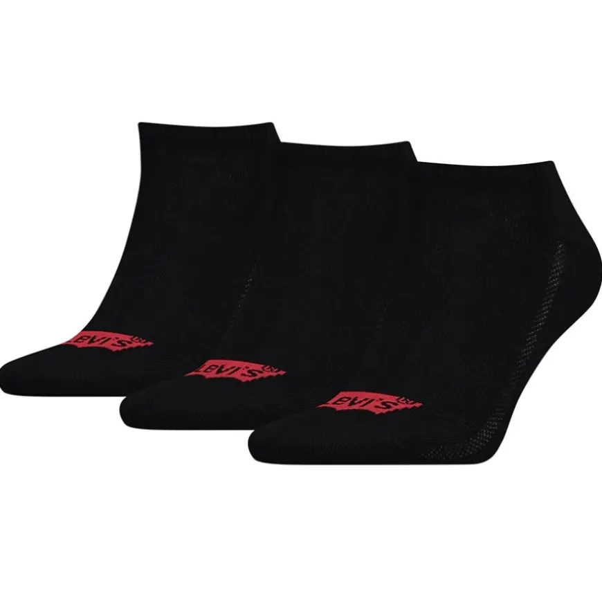 Calcetines Levis Levis Low Cut Batwing Logo Recycled Cotton 3P