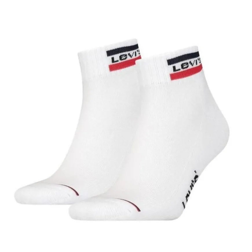 Calcetines Levis Mid Cut Sprtwr Logo 2P