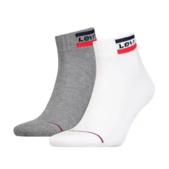 Calcetines Levis Mid Cut Sprtwr Logo 2P