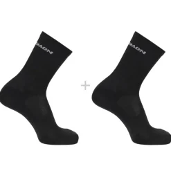 Calcetines Salomon Socks Evasion Crew 2-Pack Black Black