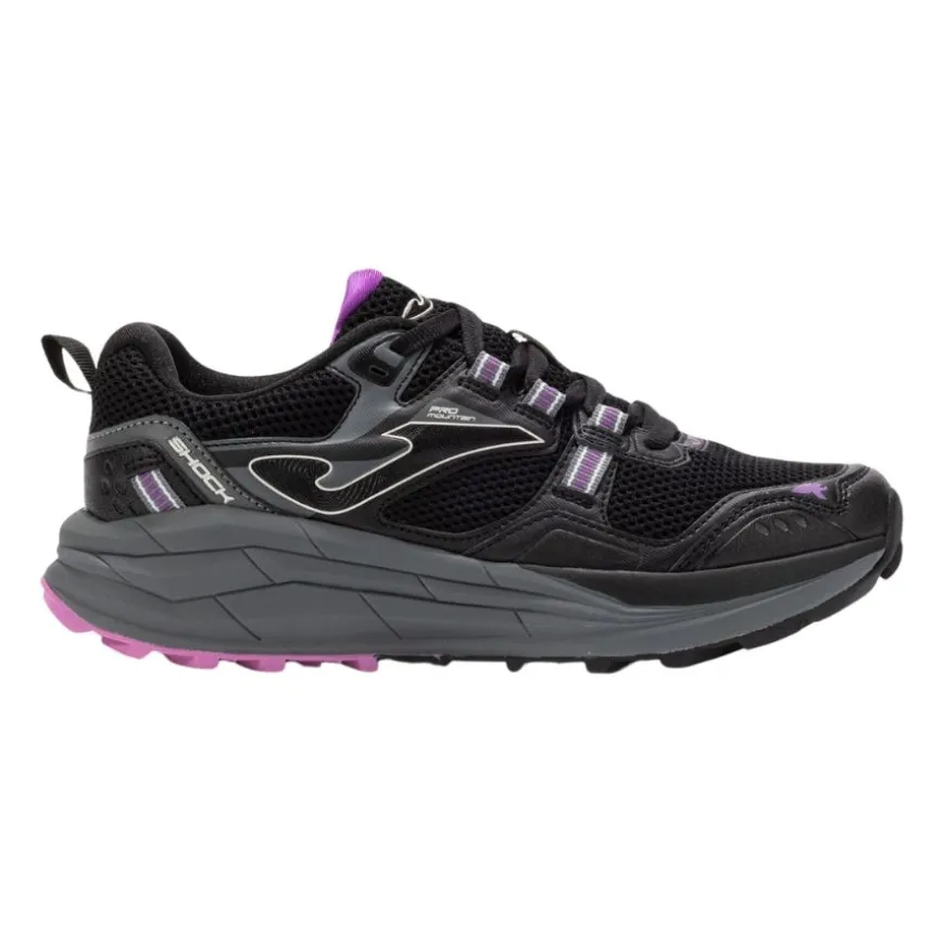 Calzado trail running Joma Shock Lady 2501 Negro
