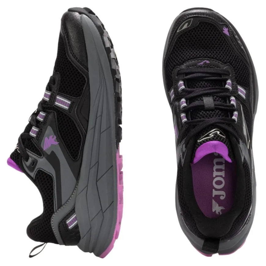 Calzado trail running Joma Shock Lady 2501 Negro