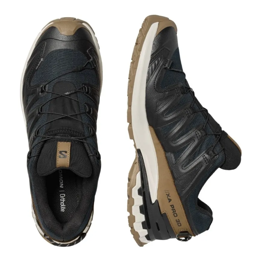 Calzado trail running Salomon SHOES XA PRO V8 J Black Lapis Blue Fird