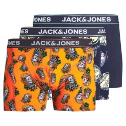 Calzoncillos Jack & jones N.U. Jactriple Skull Trunks 3 Pack Jnr