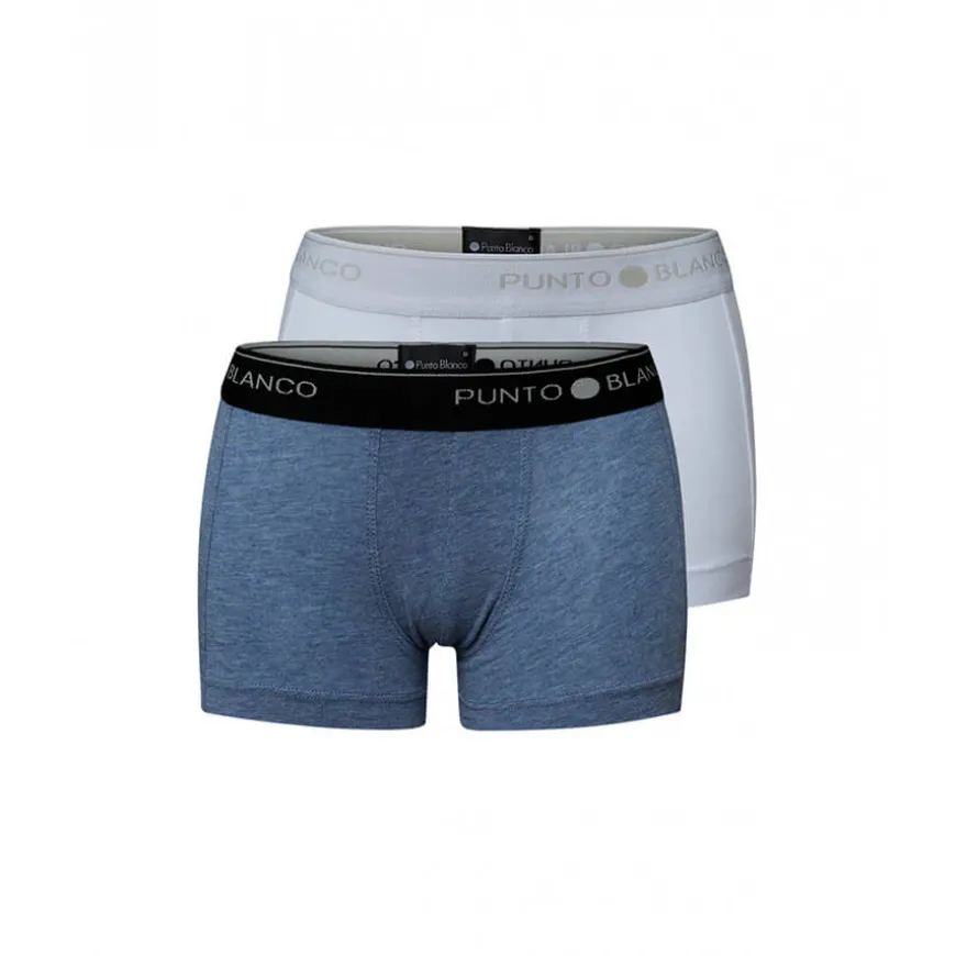 Calzoncillos Punto blanco Duplo Boxer