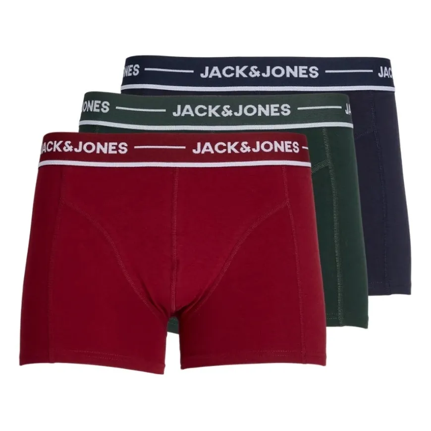 Calzoncillos Jack & jones Jacclaus Solid Trunks 3 Pack SN
