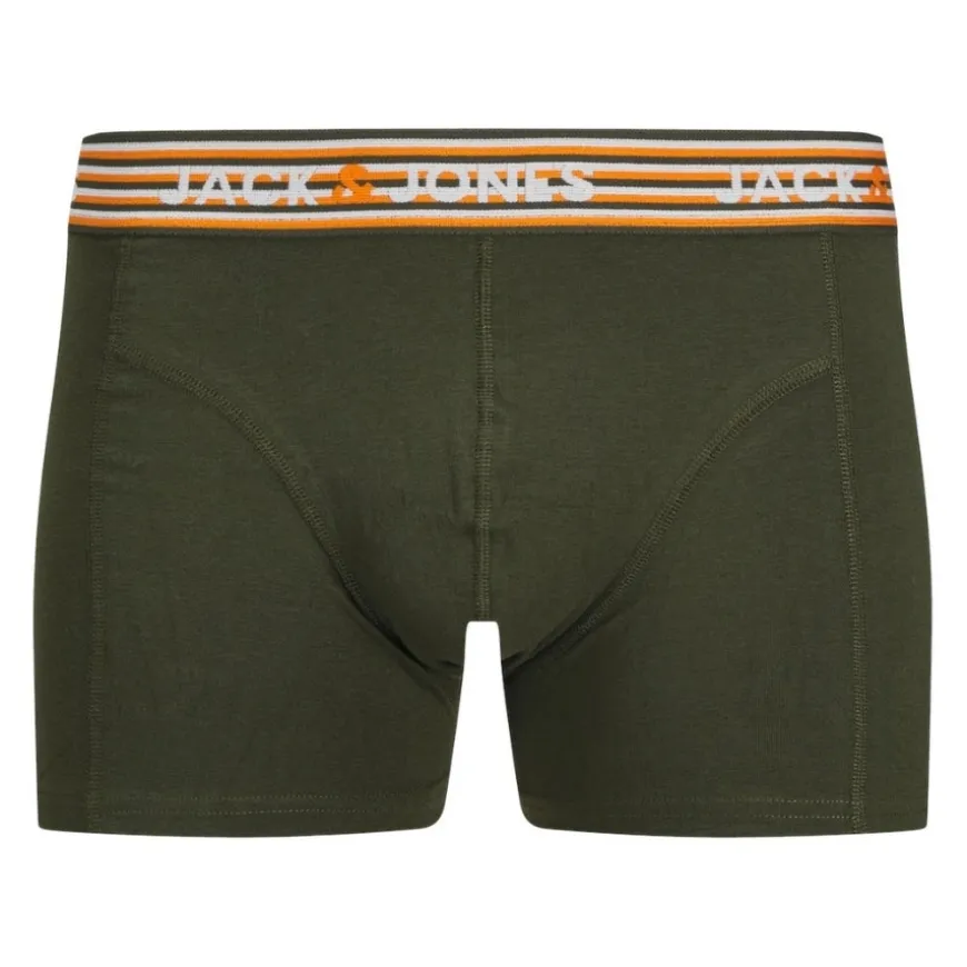 Calzoncillos Jack & jones Jacdarvin Solid Trunks 3 Pack Sn