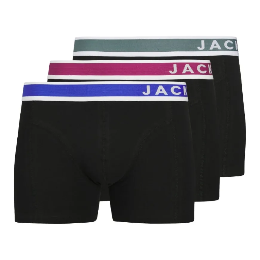 Calzoncillos Jack & jones Jaceaston Solid Trunks 3 Pack Sn