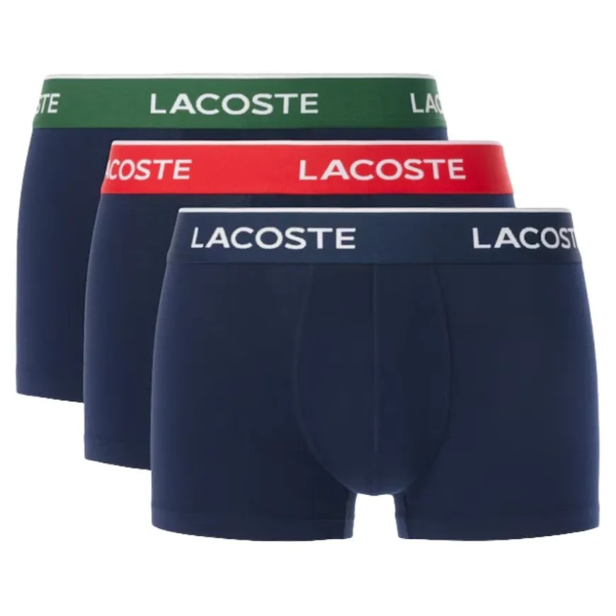 Calzoncillos Lacoste Pack De 3 Boxers Courts