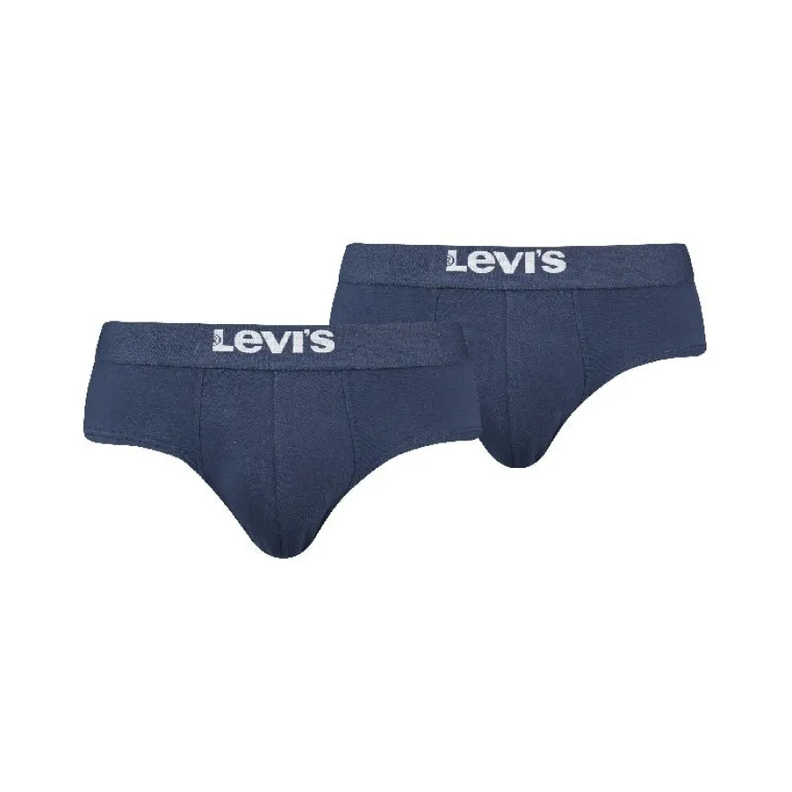 Calzoncillos Levis Levis Men Solid Basic Brief Organic Co 2P