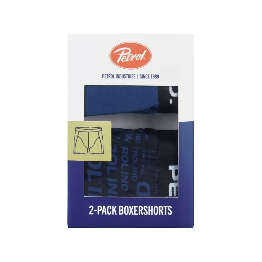 Calzoncillos Petrol Men Underwear Boxer 2-Pack