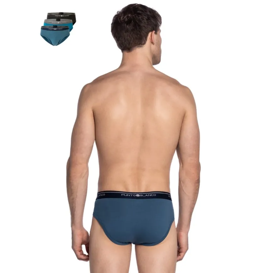 Calzoncillos Punto blanco Slip triplo