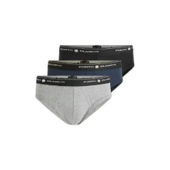 Calzoncillos Punto blanco Triplo Slip Basix