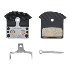Cambios y frenos ciclismo Shimano Pastillas Freno Metal J04C Con Aleta