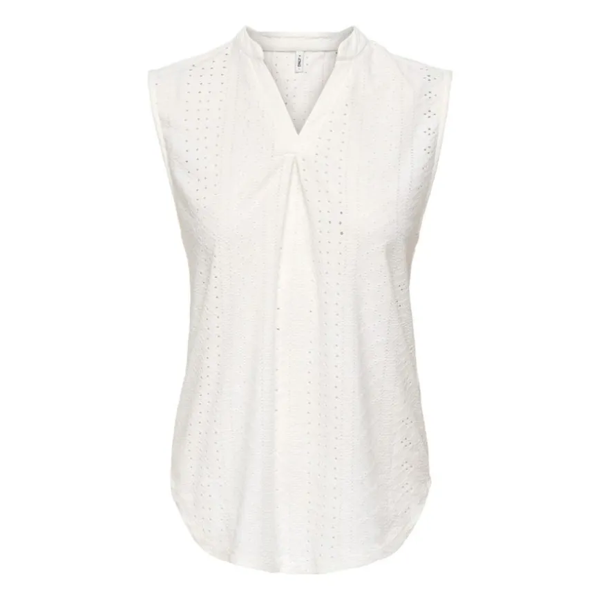 Camisas manga corta Carmakoma Carsandra S L V-Neck Top Jrs
