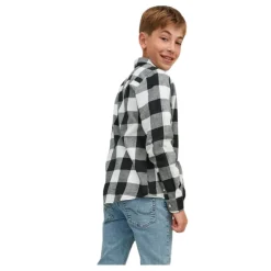 Camisas manga corta Jack & jones N.U. Jjegingham Twill Shirt L S Noos Jnr