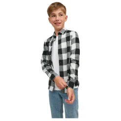Camisas manga corta Jack & jones N.U. Jjegingham Twill Shirt L S Noos Jnr