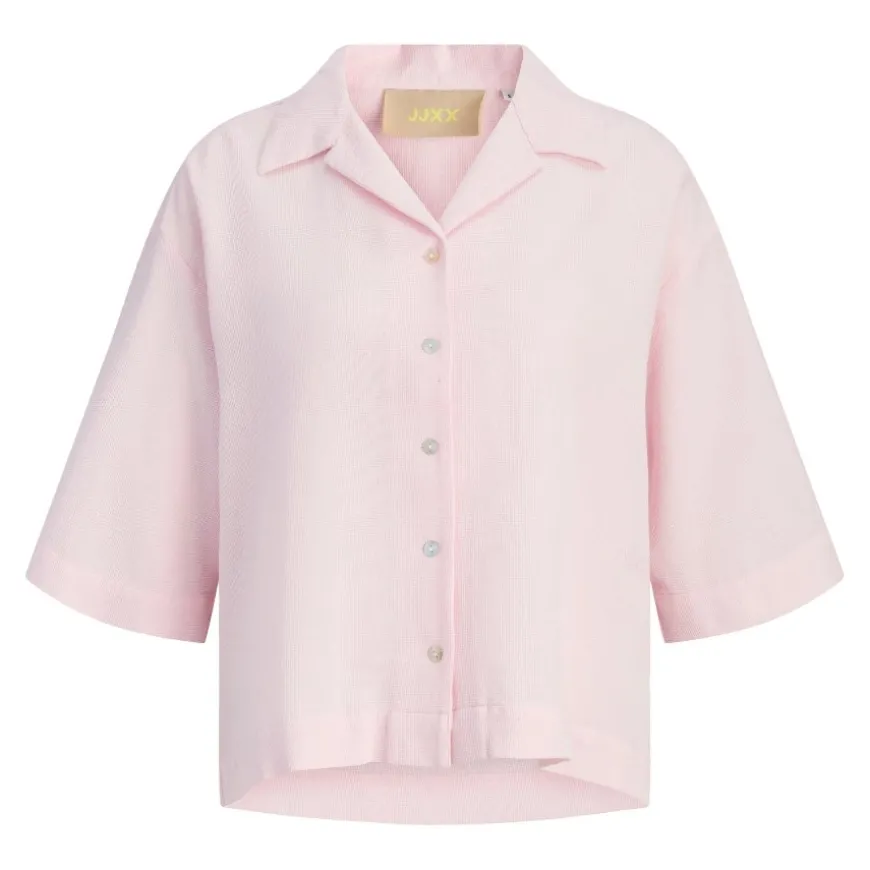 Camisas manga corta Jjxx Jxglobal Waffle 3 4 Resort Shirt Wvn