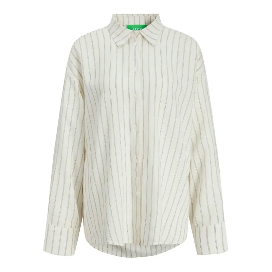 Camisas manga corta Jjxx Jxalmira Linen Blend Ls Shirt Wvn Ln