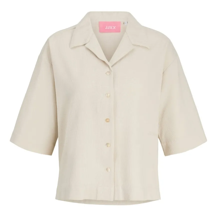Camisas manga corta Jjxx Jxglobal Waffle 3 4 Resort Shirt Wvn